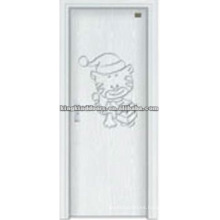Comercial puerta de madera con lámina de PVC Interior puerta JKD-8049 de China Top 10 marca